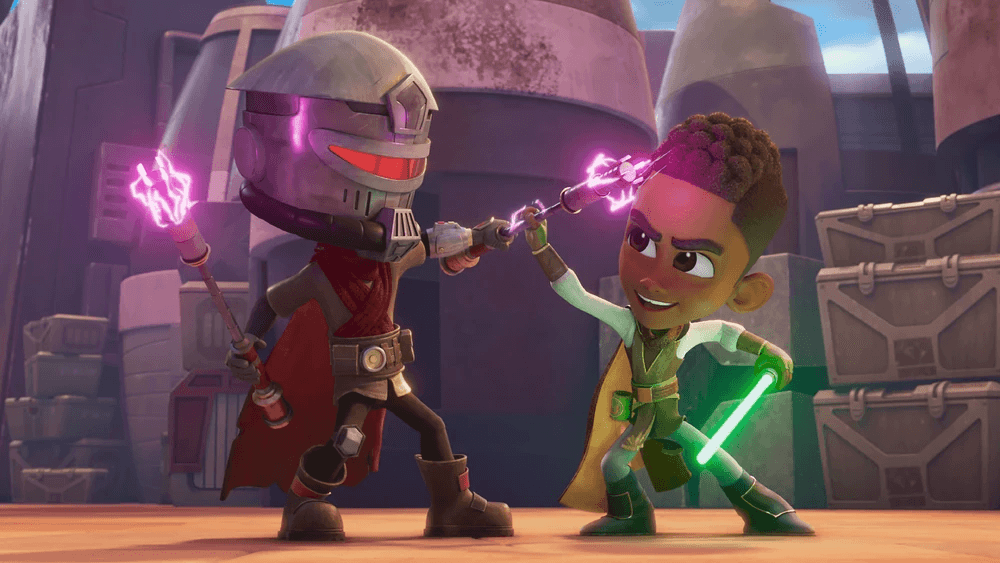 Les Aventures des Petits Jedi — "Duel à la décharge"