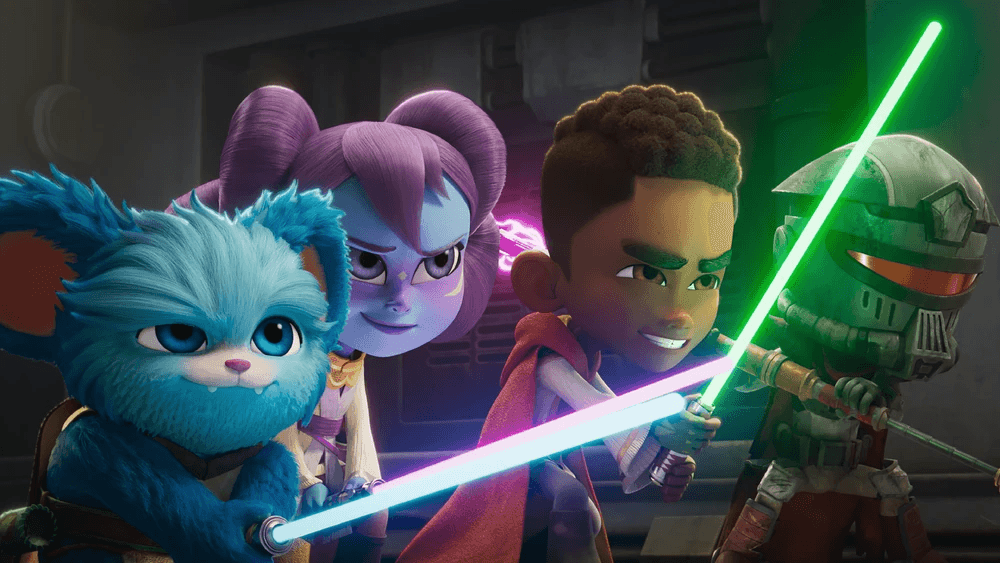 Les Aventures des Petits Jedi S03E05 — "Bandits et maladresse"