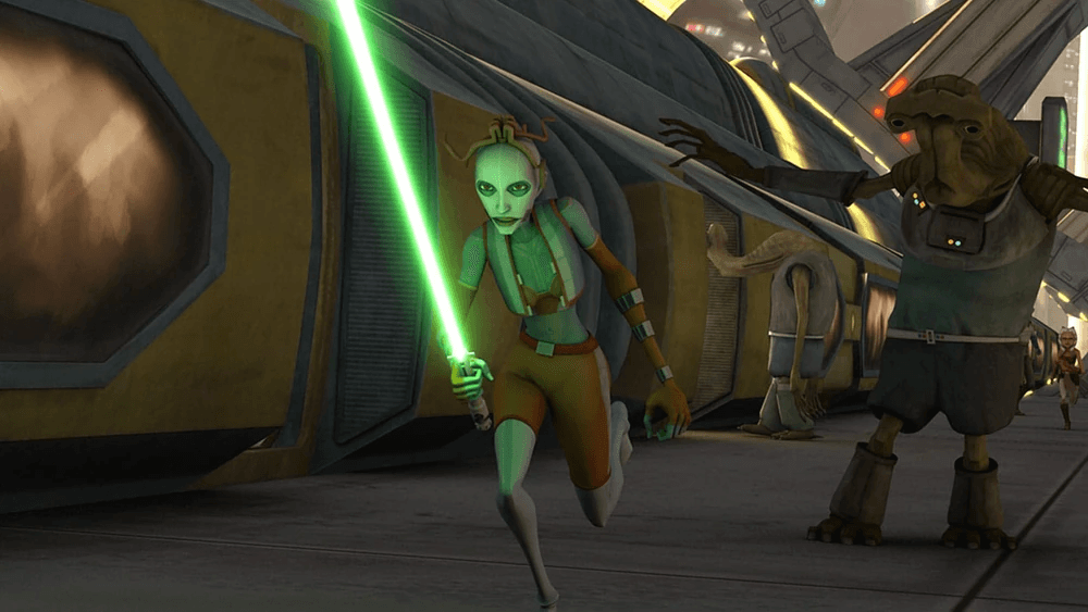 The Clone Wars S02E11 — "Le Sabre laser Perdu"